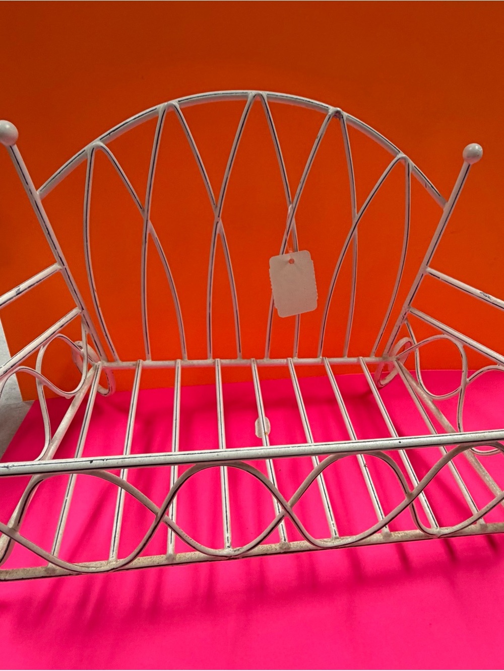 Bath & Body cream metal day bed accent